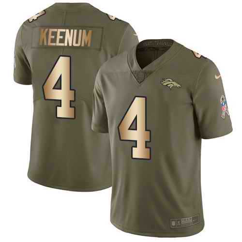 Nike Broncos 4 Case Keenum Olive Gold Salute To Service Limited Jersey Dzhi,We sell and wholesale Nike Broncos 4 Case Keenum Olive Gold Salute To Service Limited Jersey Dzhi on line form chian!